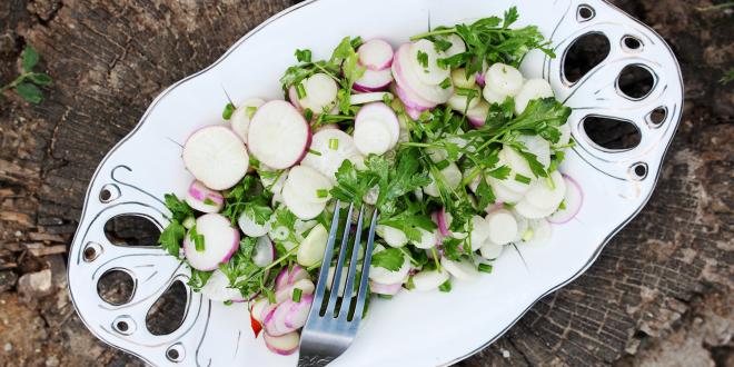 Radish and Watercress salad